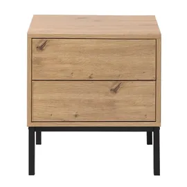 CaliCosy Nachtschrank Lenny 40 x 40 x 50 cm Eiche