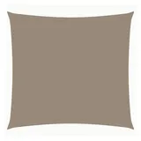 vidaXL Sonnensegel Oxford-Gewebe Quadratisch 4 x 4 m Taupe