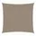 vidaXL Sonnensegel Oxford-Gewebe Quadratisch 4 x 4 m Taupe