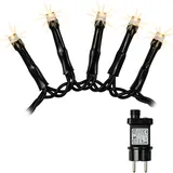 Hellum LED-Lichterkette Cluster 6 m warmweiß
