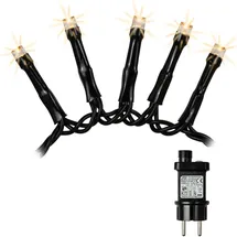 Hellum LED-Lichterkette Cluster 6 m warmweiß