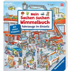 Ravensburger Sachen suchen Wimmelbuch: Fahrzeuge im Einsatz