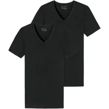 SCHIESSER T-Shirt 2er Pack in Schwarz | Gr.: S