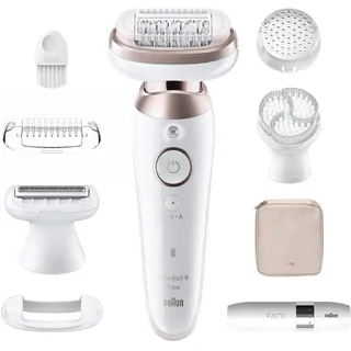 Braun Silk-épil 9 Flex 9-011 3D Wet & Dry weiß/rosegold