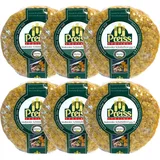 Preiss Original Südtiroler Schüttelbrot 6x200g | Kartonware Großverpackung Vorratspackung insgesamt 1200 gramm Schüttelbrot