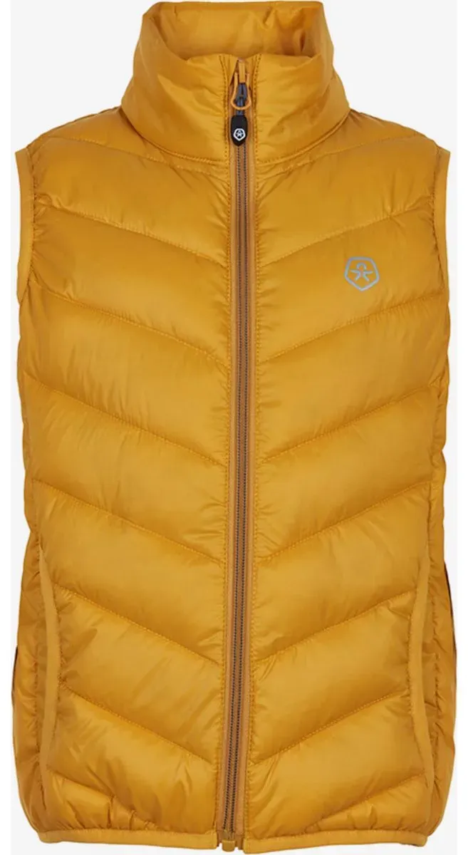 Color Kids Waistcoat Quilted Packable 740541 mango mojito (3556) 86