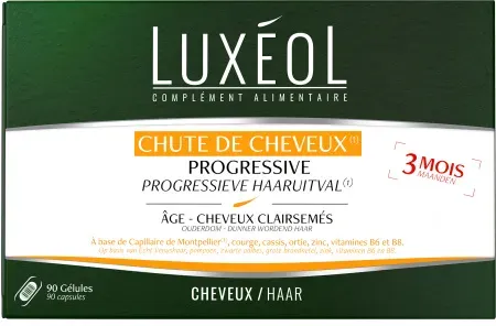 Luxéol Progressiver Haarausfall 3 Monate 90 Kapseln