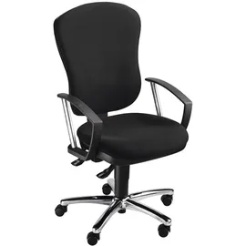 TOPSTAR Point 80 ohne Armlehnen schwarz / silber