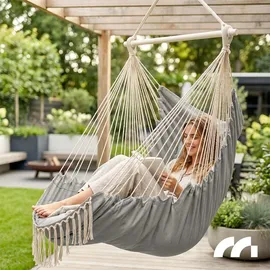 Maltec Hängesessel Cocoon Hellgrau