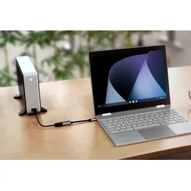 Hyper HyperDrive USB-C auf USB-A Adapter silber