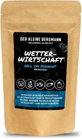 Der Kleine Bergmann Wetterwirtschaft Dill im Schacht, 100g Beutel