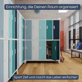 Jan Nowak BERLIN Umkleideschrank 172x136x45cm Mehrfarbig