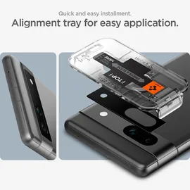SPIGEN Glass EZ Fit Optik 2 Pack schwarz