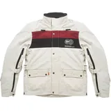 Fuel Rally 2 wasserdichte Motorrad Textiljacke, weiß, 3XL