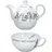 V&A Alice im Wunderland Teekanne und Tasse Set 1-tlg. weiß
