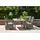 Siena Garden Silva Diningtisch 160 x 90 x 74 cm anthrazit/grau