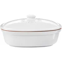 RÖMERTOPF Brottopf Brotkasten MEDIUM OVAL Weiß 29,5 cm