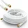 Premium X Koaxialkabel 20 m F-Stecker Weiß