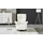 HIMOLLA Relaxsessel Leder 83 x 109 x 90 cm Weiß mit Relax-Funktion