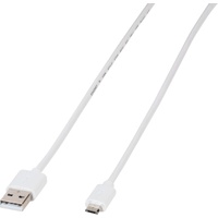 Vivanco Micro-USB Daten- und Ladekabel 1.0m weiß (39451)