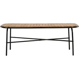VCM Gartentisch Holmbeck ca. 200x90x75cm Schwarz/Akazie