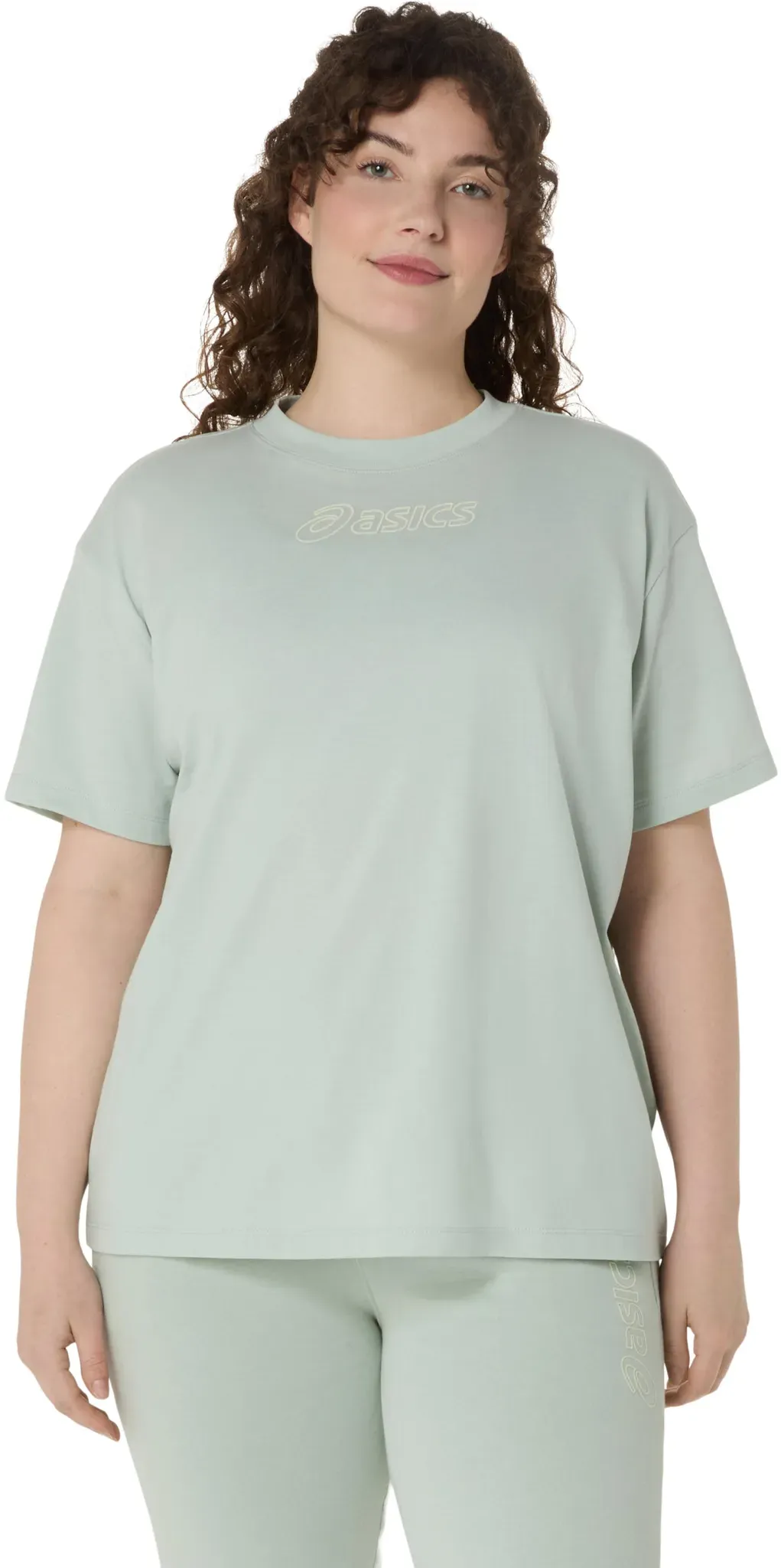 ASICS LOGO TEE LICHEN ROCK XL