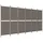 vidaXL 6-tlg. Paravent Anthrazit 300x200 cm Stoff