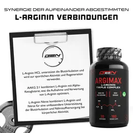 German Elite Nutrition L-Arginin Kapseln 180 St.