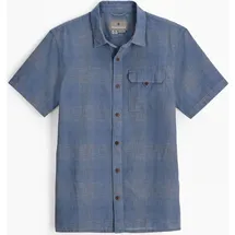 Royal Robbins Hempline Spaced Kurzarm Hemd Blau/Grau M