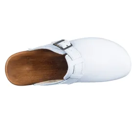 Woody Manu 6526 weiss weiss Glattleder für Damen, weiß, Größe 41 EU
