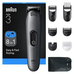 Braun Series 3 All-In-One Style Kit AIO3540 Haarschneider grau