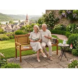 prestige home living outdoor 3-Sitzer Gartenbank 153 x 90 x 57 cm Braun