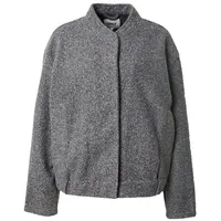 Only Gaia Boucle Bomberjacke - Dark Grey Melange -