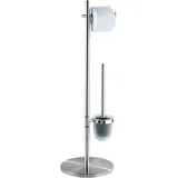 Wenko WC-Bürstengarnitur Pieno Edelstahl Silber