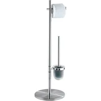 Wenko WC-Bürstengarnitur Pieno Edelstahl Silber