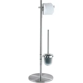Wenko WC-Bürstengarnitur Pieno Edelstahl Silber