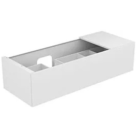 Keuco Edition 11 Unterschrank 31163370100 140 x 35 x 53,5 cm, mit LED, Strukturlack Trüffel