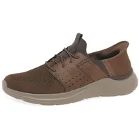 SKECHERS Garner Newick 210803 Herrenschuhe, Braun, 47.5 EU