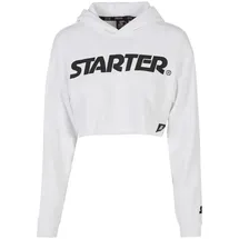 Starter Black Label Cropped Hoodie Weiß M