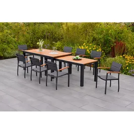 Merxx Paxos Set 9-tlg. Grau