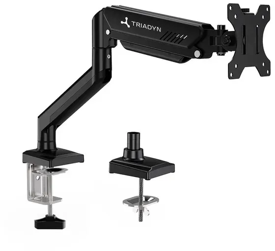Neuer Schreibtischhalter Triadyn FlexMount für Einzelmonitor Fernseher 13-34