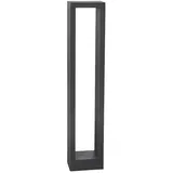 LUCANDE Außenleuchte Aluminium 12 cm x 8,2 cm x 60 cm 1-flammig schwarz