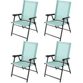 Costway Gartenstuhl 60 x 93 x 65 cm grün 4 St.