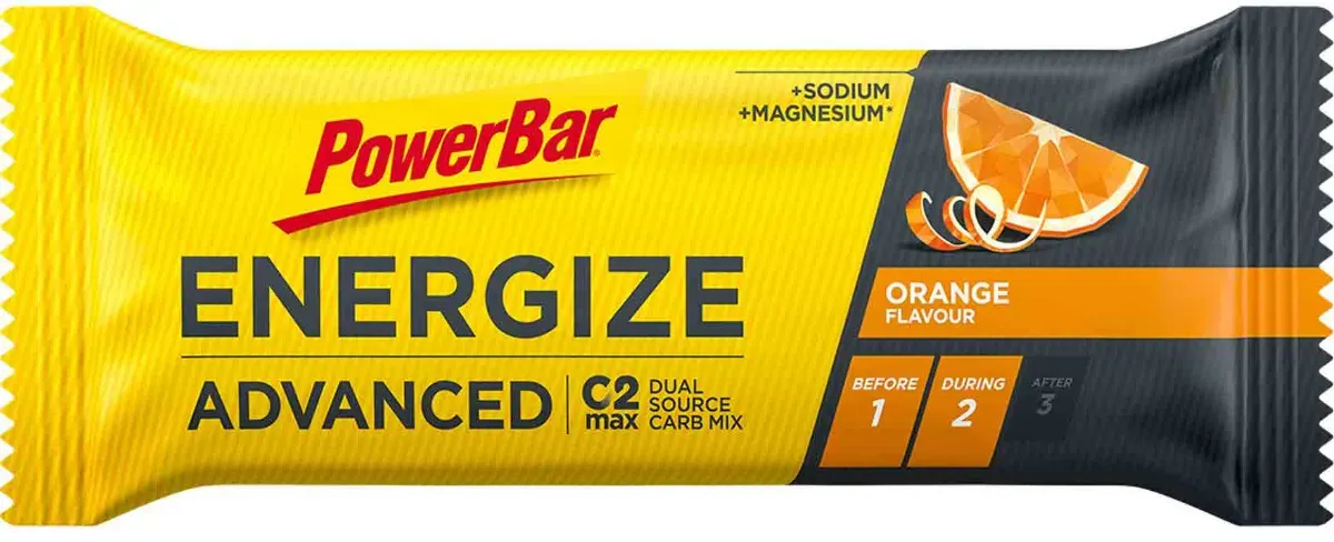 Energize Riegel, Energieriegel Advanced Orange Riegel 55g - Mindesthaltbarkeit 31.01.2025