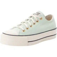 Converse Chuck Taylor All Star Lift Platform Suede Damen Beige/Mint 40