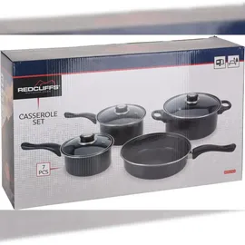 REDCLIFFS Excellent Houseware 7-tlg. Antihaft-Kasserollen-Set
