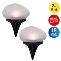 NÄVE "Guri", transparent, B:12,00cm H:8,50cm L:14,00cm, Lampen, 2er Set