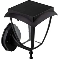 V-Tac - led Solar-Wandleuchte, 2 W, 3000/6000 K, schwarz,
