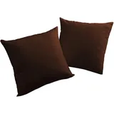 Wirth Kissenbezug Newbury 40 x 40 cm Braun
