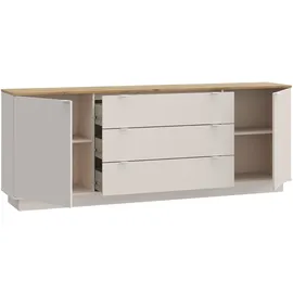 Forte Sideboard 224,5 x 85,7 x 41,3 cm Sand / Mauvella Eiche